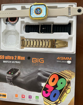 ss....9max with 3+1+1  smart ultra watch ULTRA 2 BIG 2.19 INFINITY DISPLA  (NO ADVANCED MONEY)